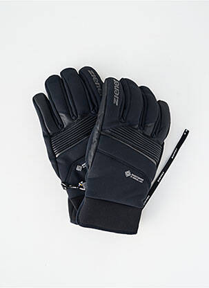 Gants bi-matiére noir ZIENER homme