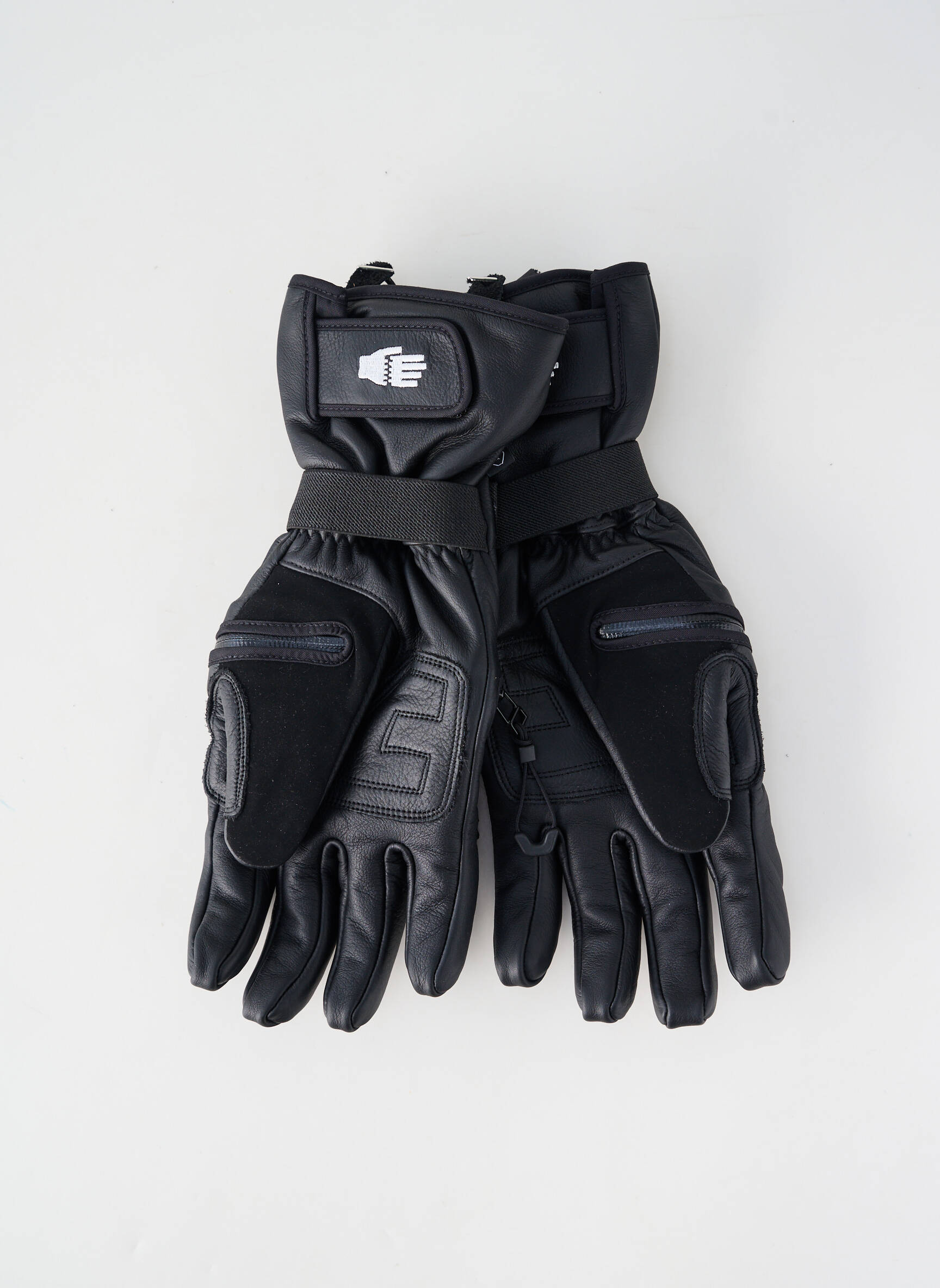 Gants doublure textile noir HAND OUT GLOVES homme