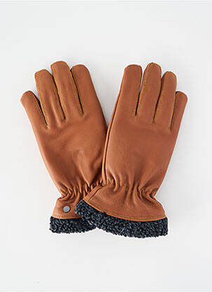 Gants doublure textile marron LUHTA femme