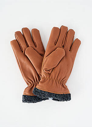Gants doublure textile marron LUHTA femme