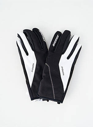 Gants bi-matiére noir ZIENER femme