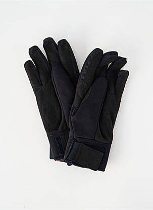 Gants bi-matiére noir ZIENER femme