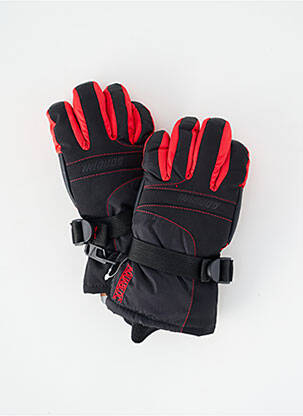 Gants bi-matiére noir GORDINI garçon