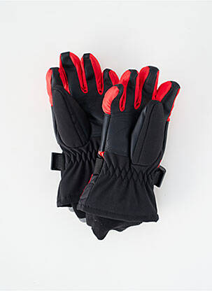 Gants bi-matiére noir GORDINI garçon