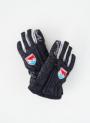 Gants doublure textile noir ZIENER garçon