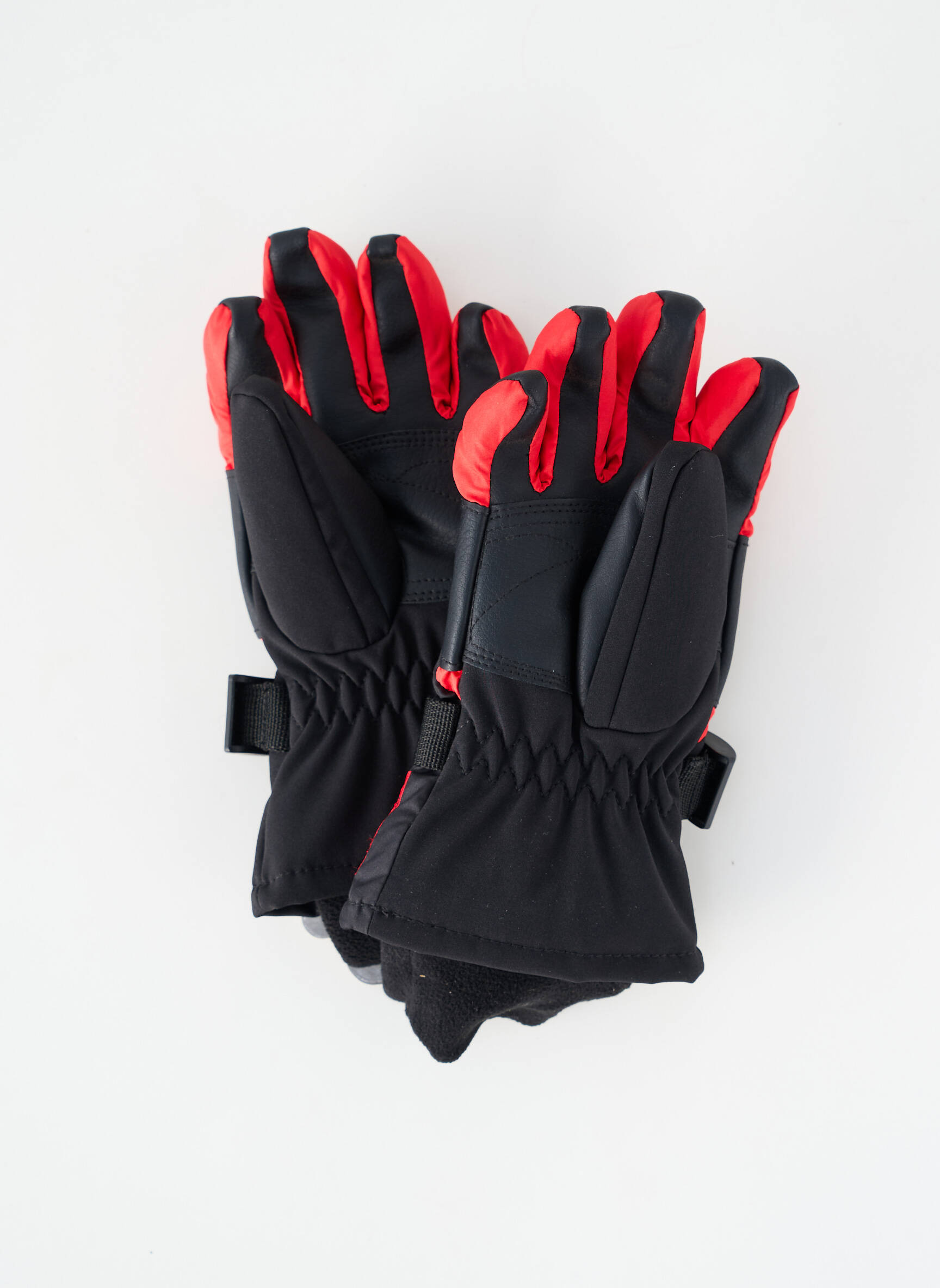 Gants bi-matiére noir GORDINI garçon