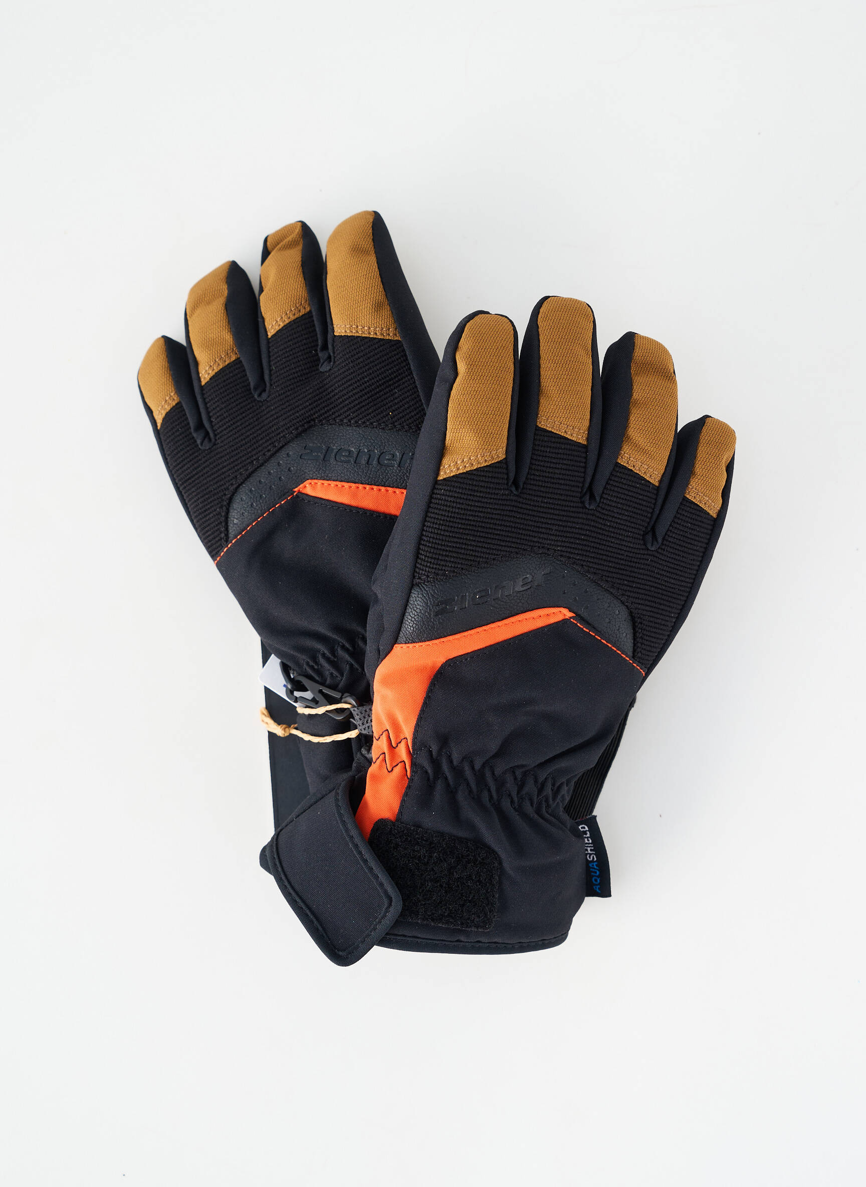 Gants doublure textile noir ZIENER garçon