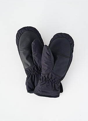 Gants broderie noir ZIENER fille