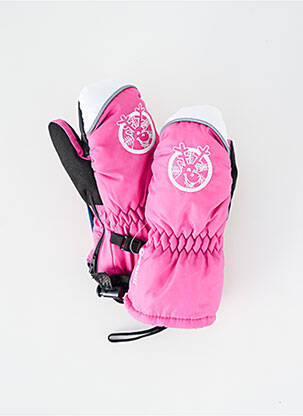 Gants broderie rose GORDINI fille