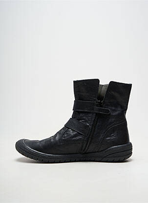 Bottines/boots matière lisse talon plat jusqu'à 3cm noir BELLAMY femme