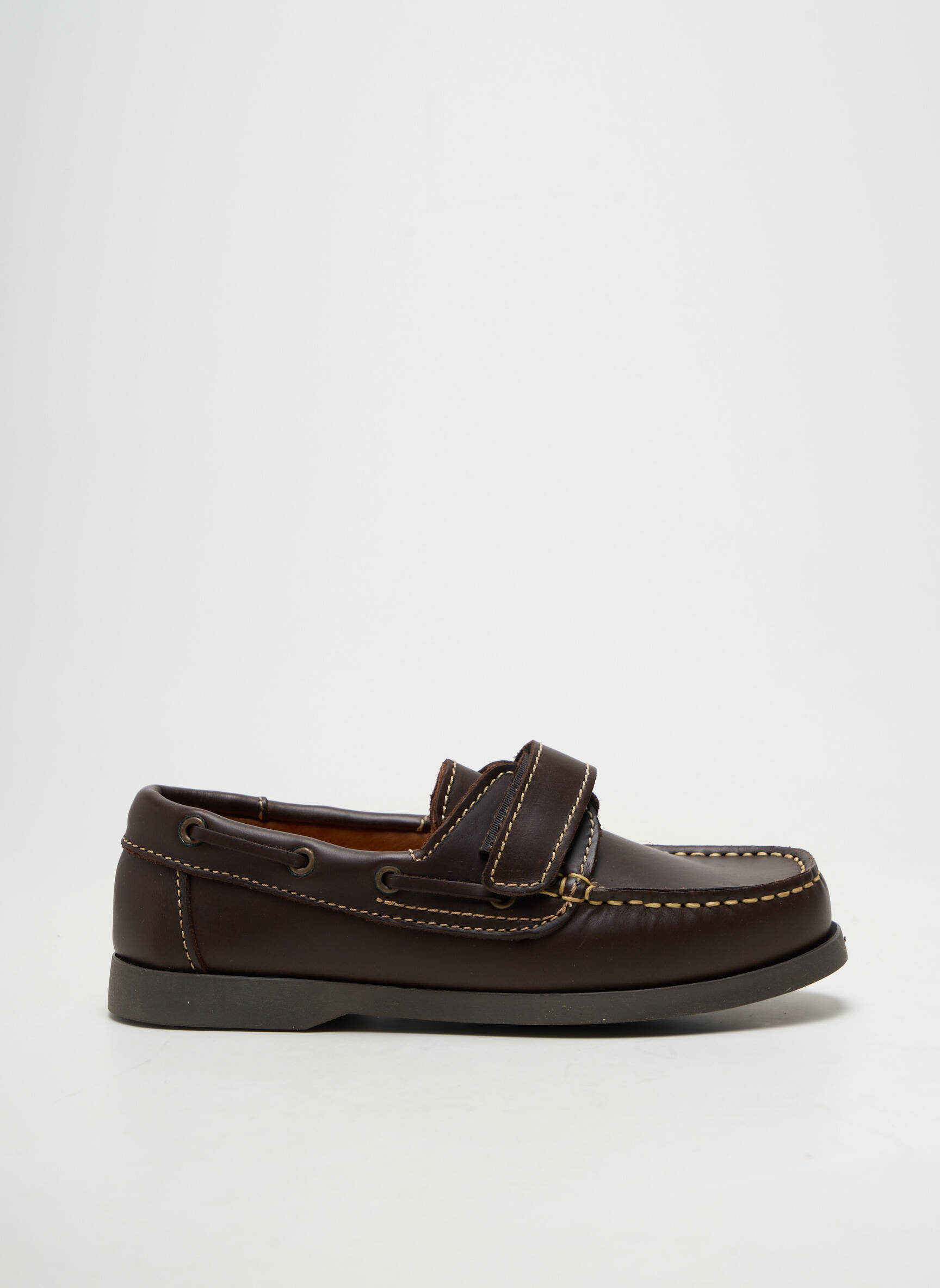Chaussures bâteau bout rond bout rond marron BELLAMY garçon
