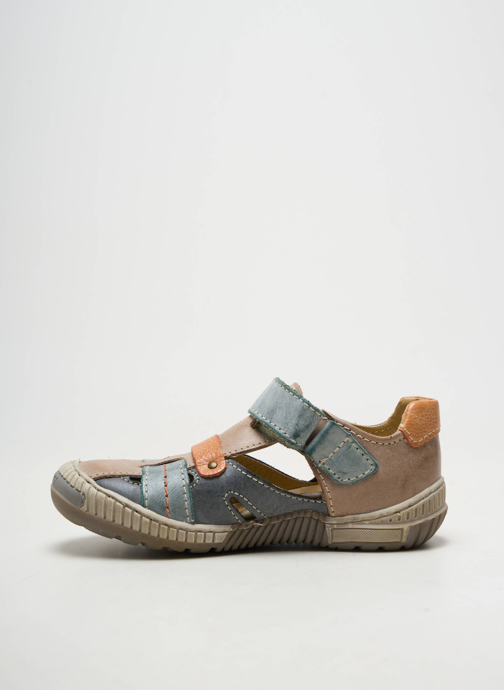 Sandales/nu pieds matière lisse bout rond beige BELLAMY garçon