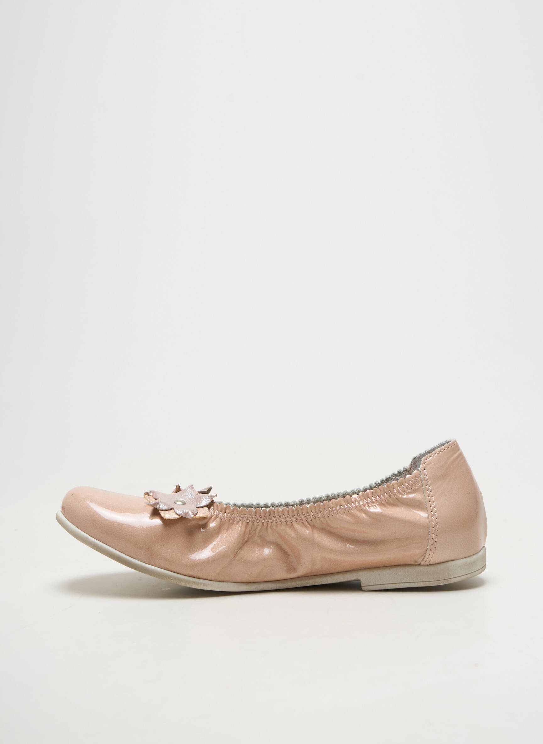 Ballerines matière lisse bout rond rose BELLAMY fille