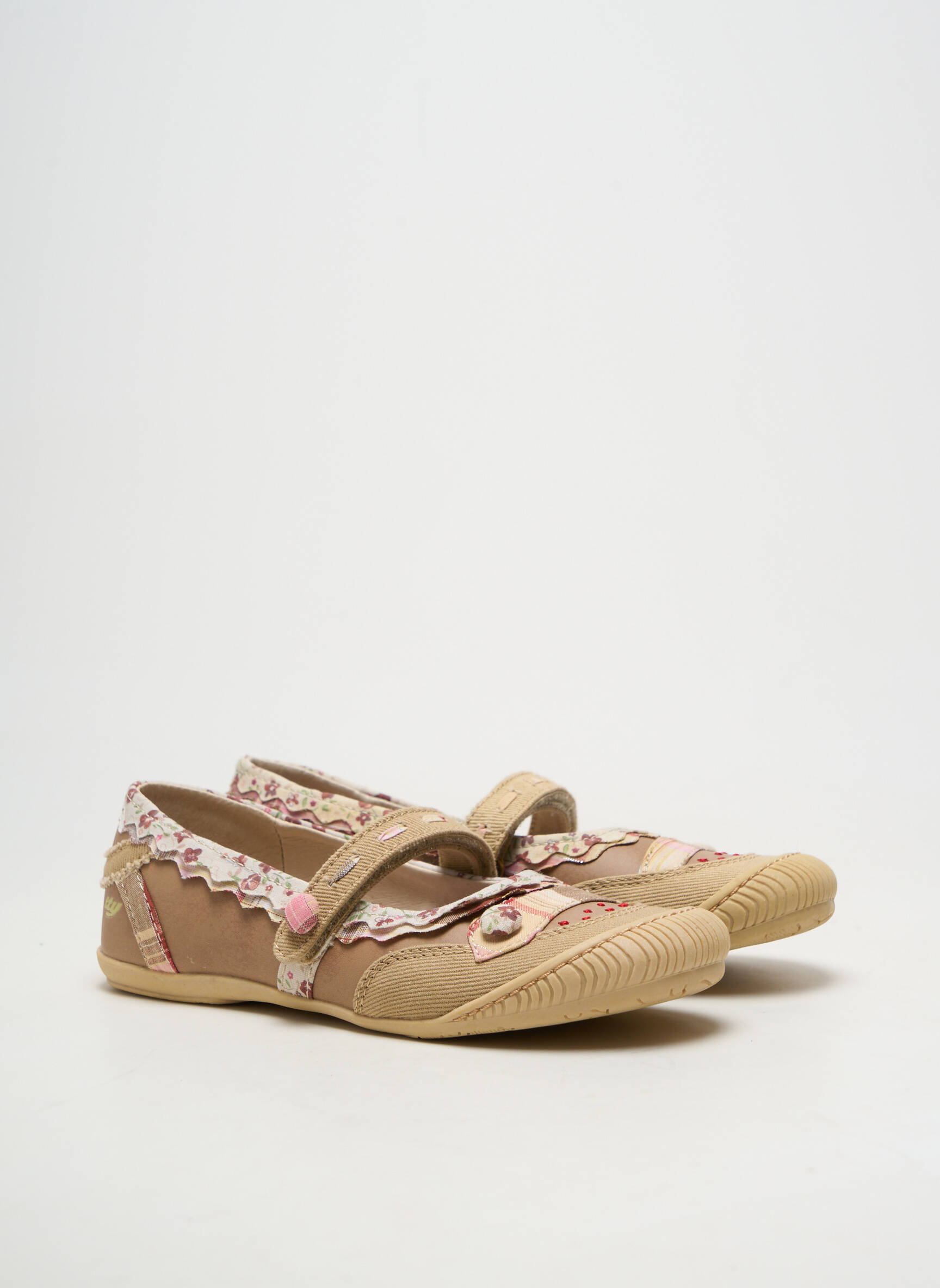 Ballerines bout rond bout rond beige TTY fille