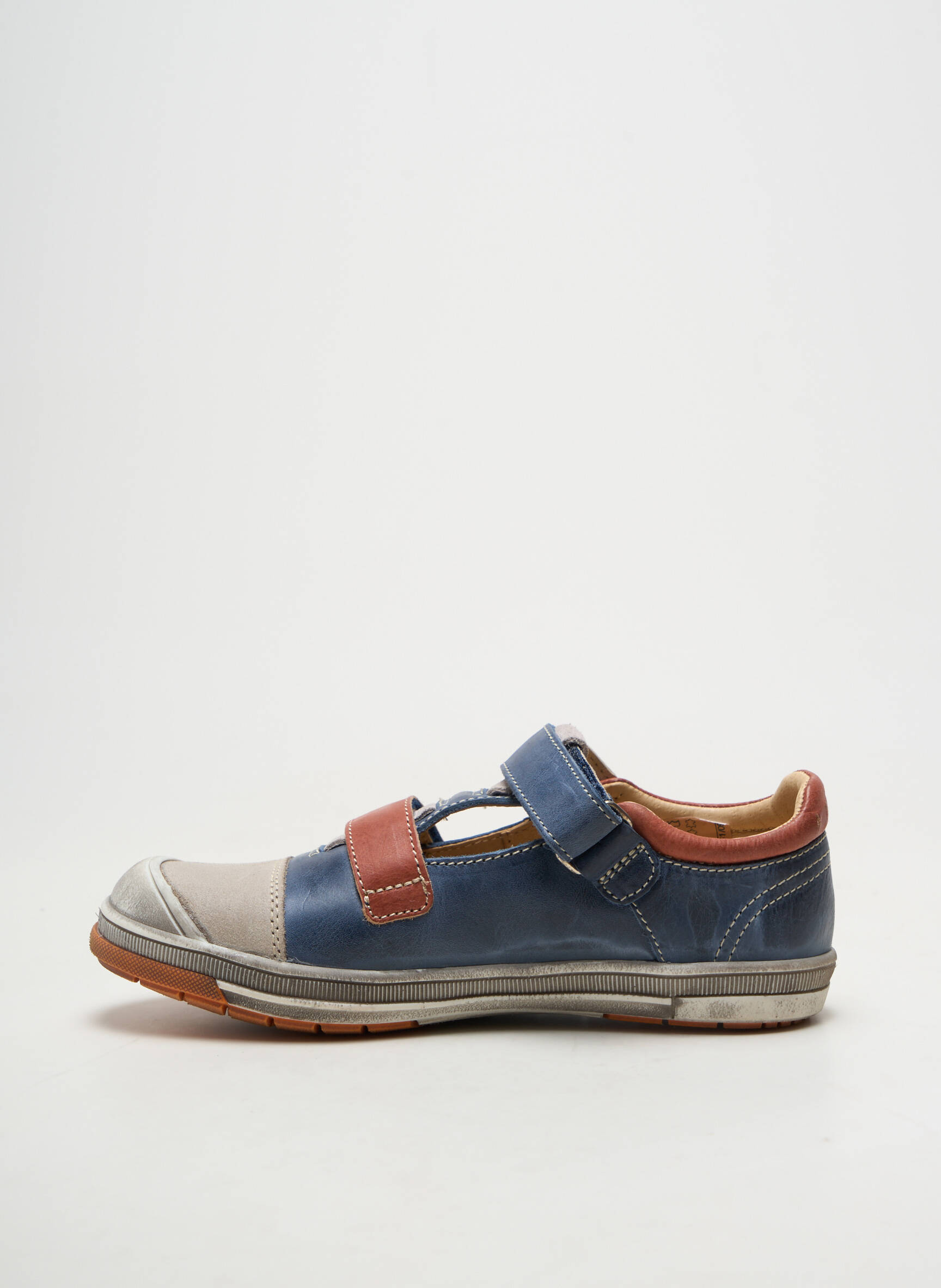 Sandales/nu pieds empiècements bout rond bleu GBB garçon