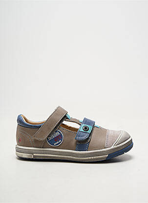 Sandales/nu pieds matière lisse marron GBB garçon