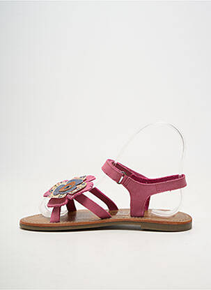 Sandales/nu pieds fermeture boucle(s) rose KICKERS fille