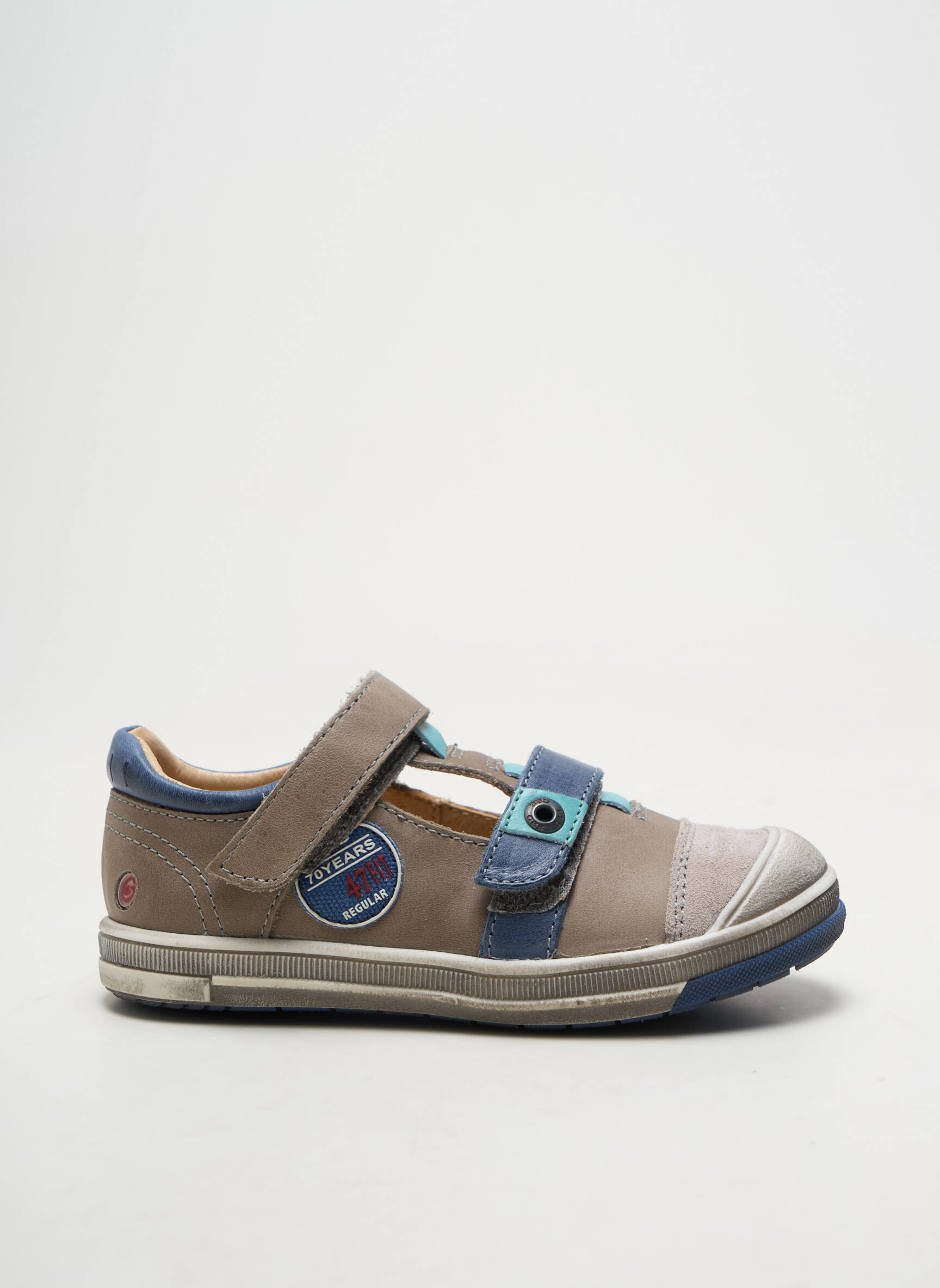 Sandales/nu pieds matière lisse marron GBB garçon