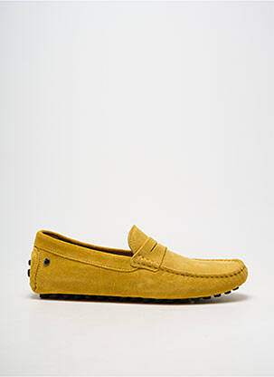 Chaussures bâteau bout rond bout rond jaune LES MOCASSINS TROPEZIENS homme