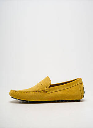 Chaussures bâteau bout rond bout rond jaune LES MOCASSINS TROPEZIENS homme