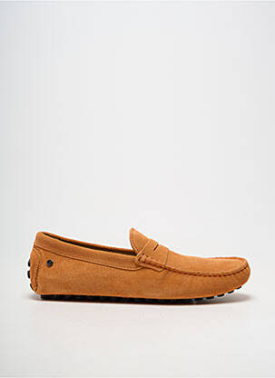 Chaussures bâteau bout rond bout rond orange LES MOCASSINS TROPEZIENS homme