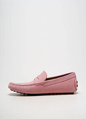 Chaussures bâteau bout rond bout rond rose LES MOCASSINS TROPEZIENS homme
