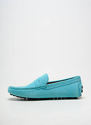 Chaussures bâteau bout rond bout rond bleu LES MOCASSINS TROPEZIENS homme