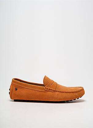 Chaussures bâteau bout rond bout rond orange LES MOCASSINS TROPEZIENS homme