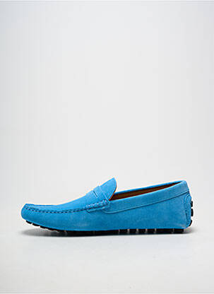 Chaussures bâteau bout rond bout rond bleu LES MOCASSINS TROPEZIENS homme