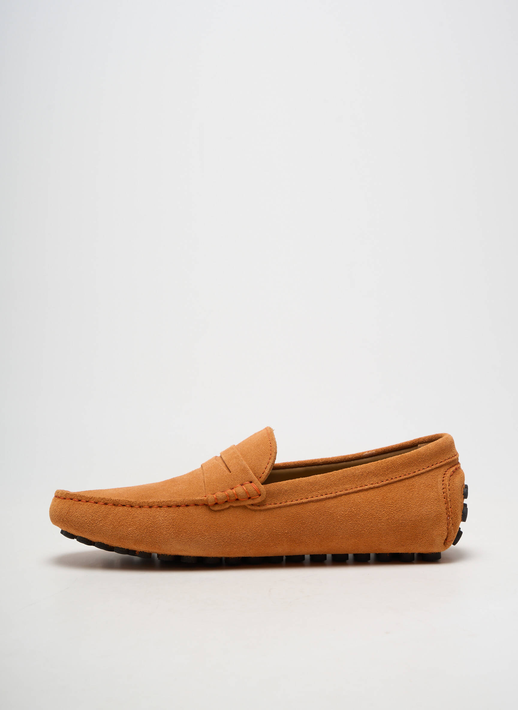 Chaussures bâteau bout rond bout rond orange LES MOCASSINS TROPEZIENS homme