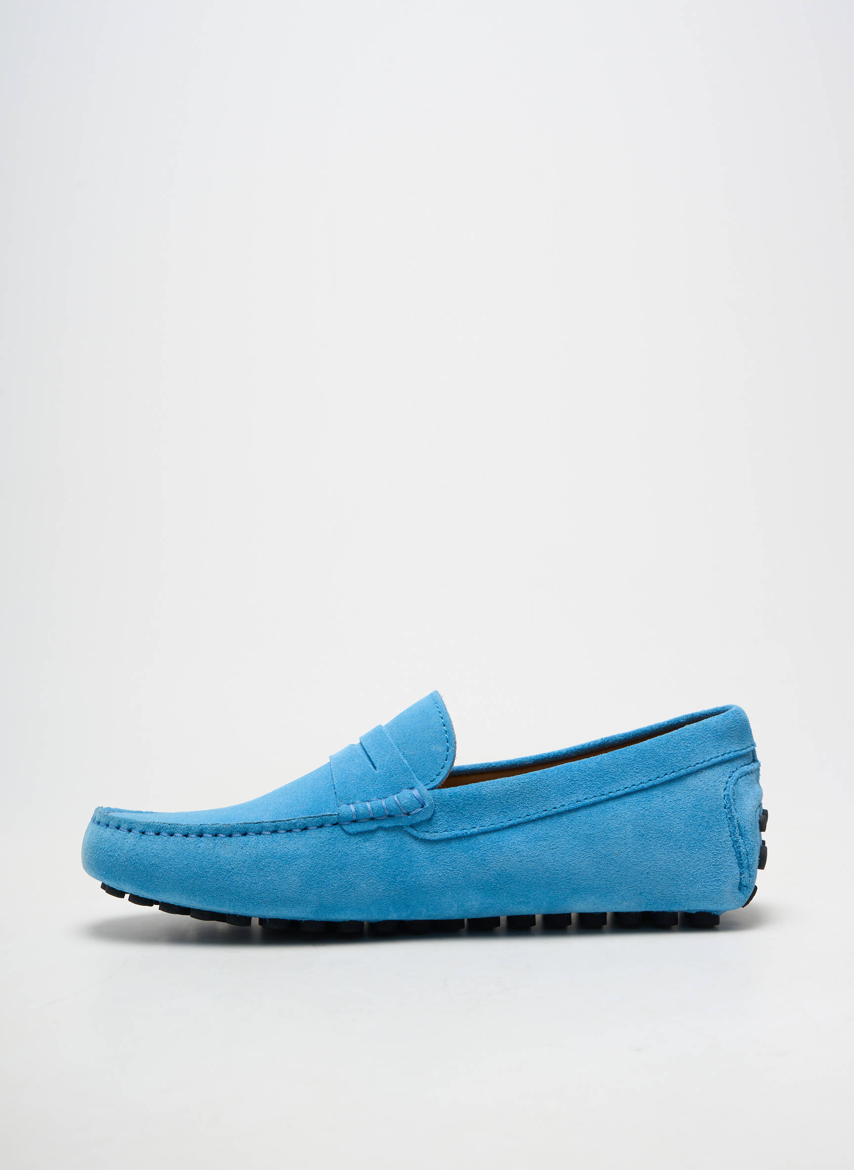 Chaussures bâteau bout rond bout rond bleu LES MOCASSINS TROPEZIENS homme