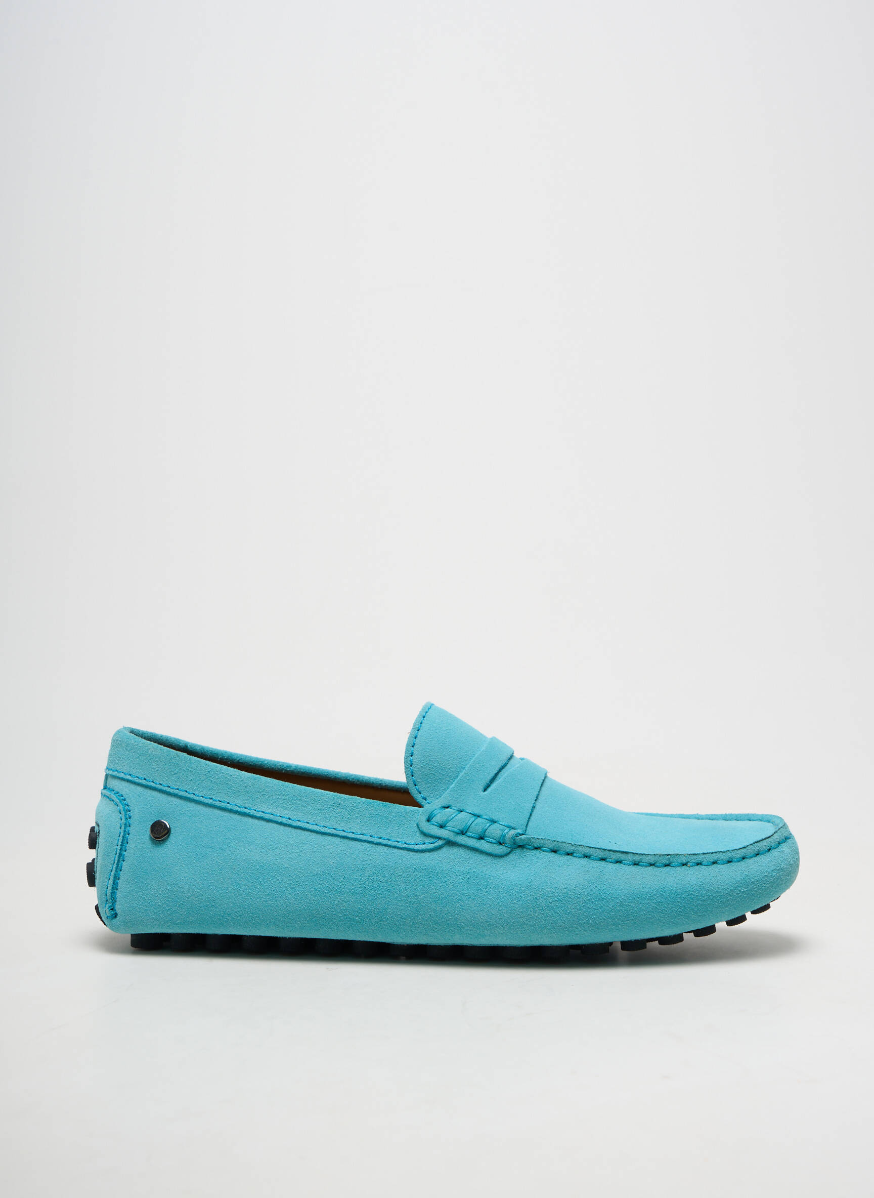 Chaussures bâteau bout rond bout rond bleu LES MOCASSINS TROPEZIENS homme
