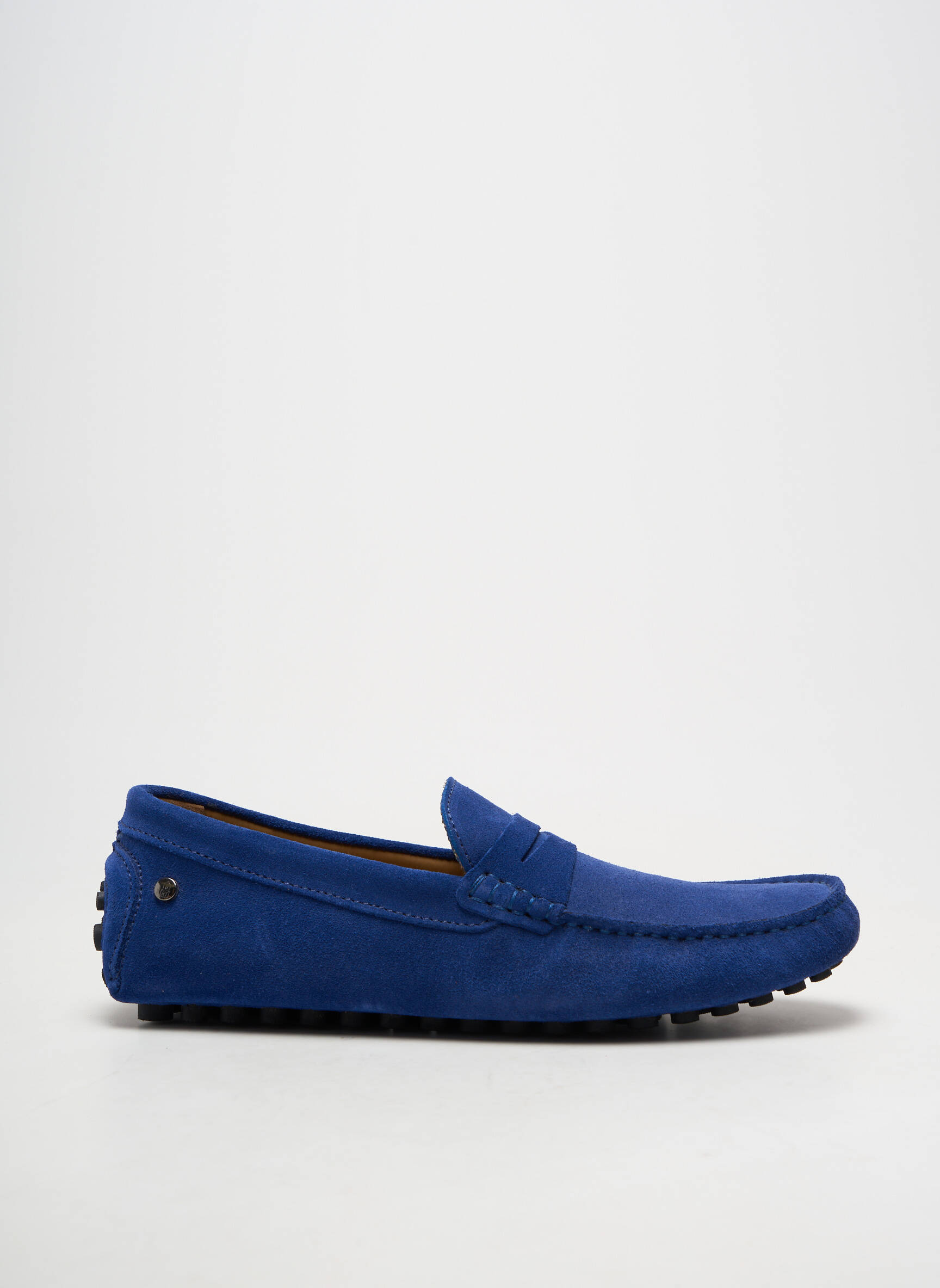 Mocassins bout rond bout rond bleu LES MOCASSINS TROPEZIENS homme