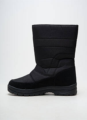 Bottes bout rond talon de 4 à 6cm noir ZIG ZAG femme