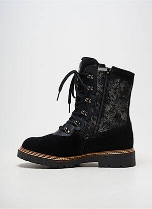 Bottines/boots fourrée talon plat jusqu'à 3cm noir OLANG femme