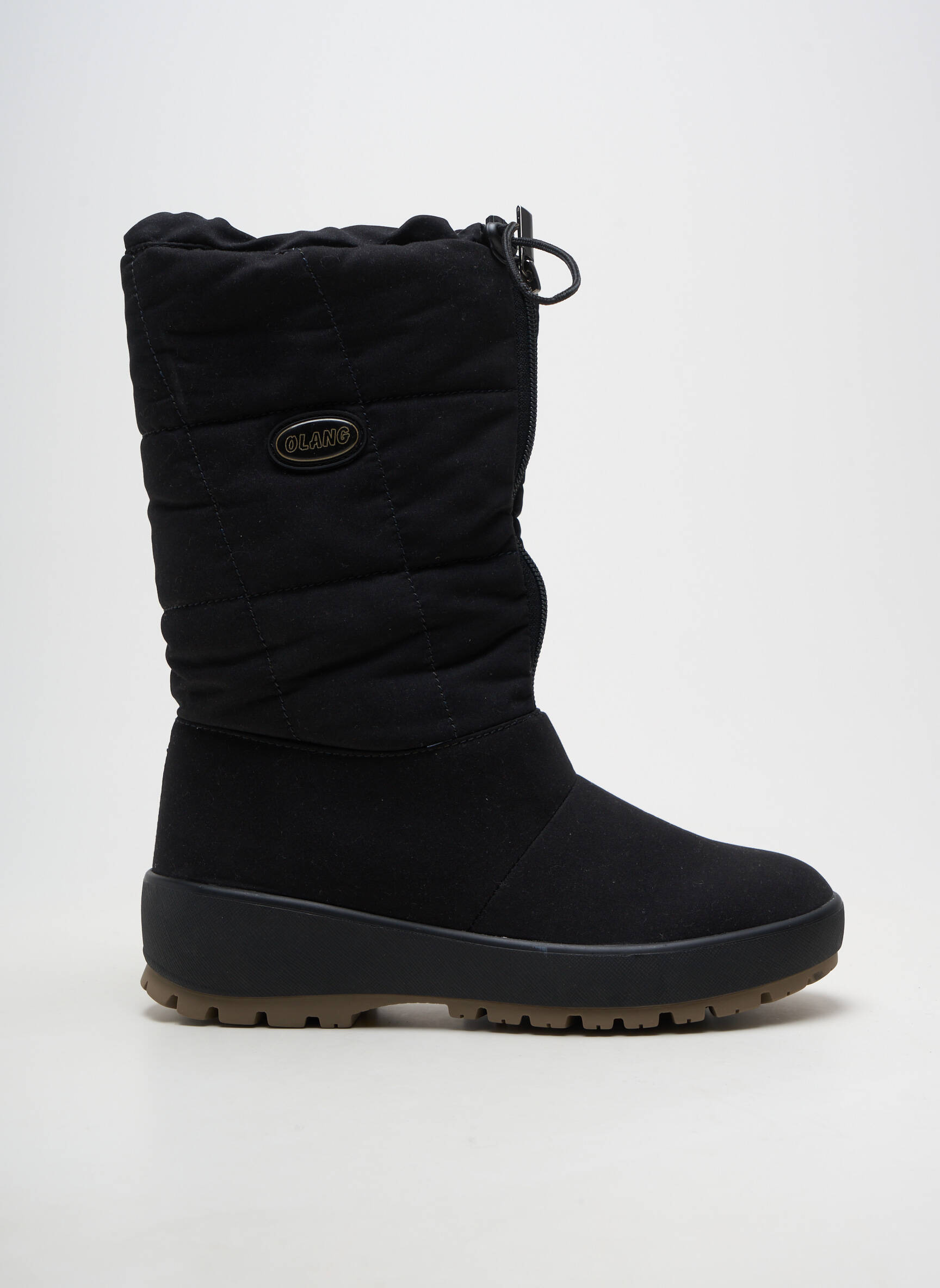 Bottes fourrée talon plat jusqu'à 3cm noir OLANG femme