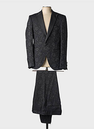 Costume de cérémonie coupe cintrée noir SEVENSON homme