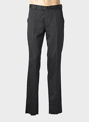 Pantalon slim taille à pinces taille normale noir BARBERINI homme
