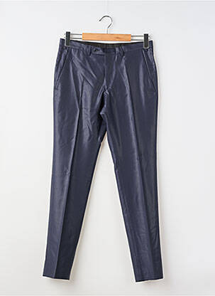 Pantalon slim taille à pinces taille normale bleu DIGEL homme