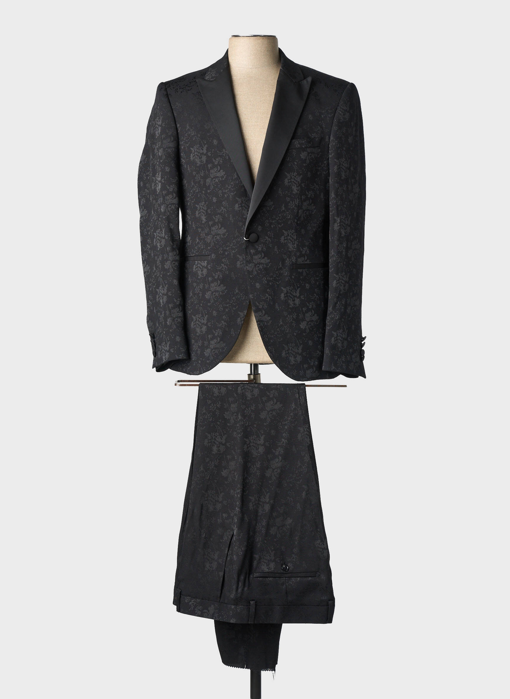 Costume de cérémonie coupe cintrée noir SEVENSON homme