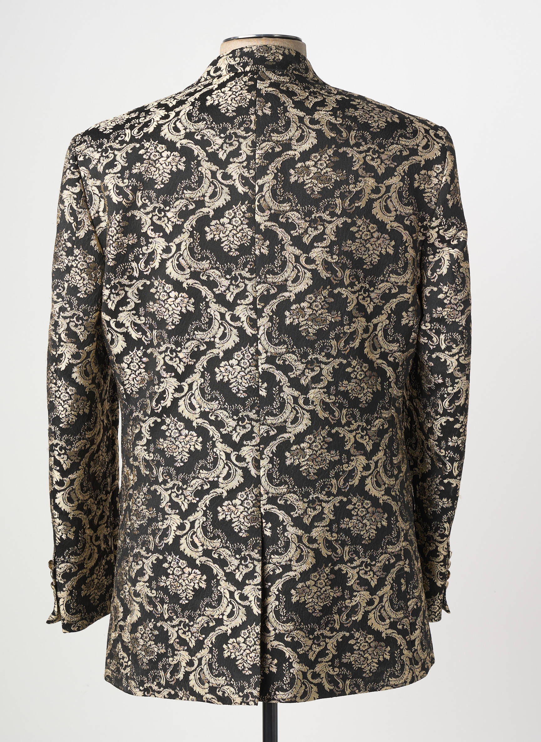 Veste casual fermeture boutonnée sur le devant noir ADIMO homme