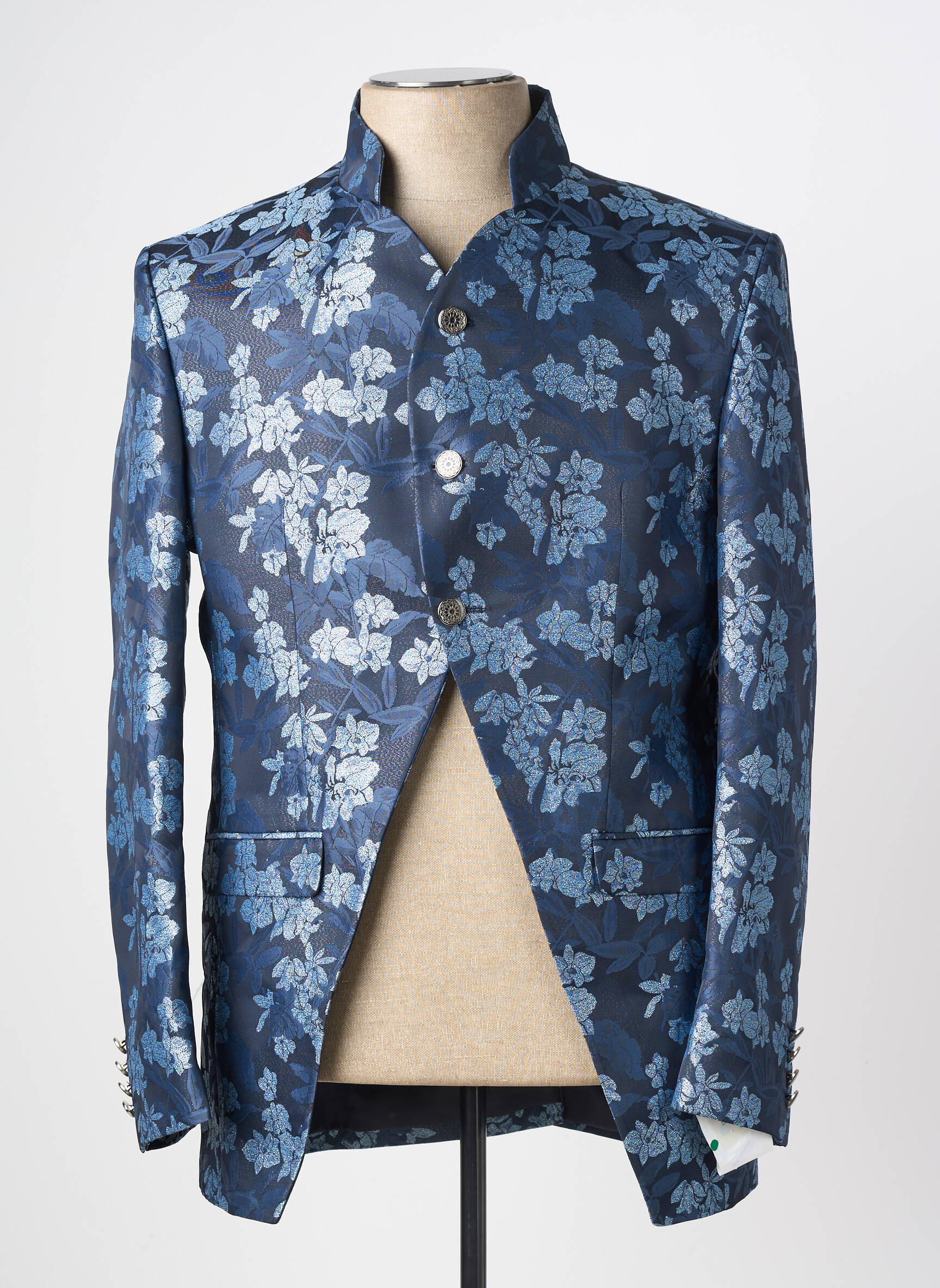 Blazer coupe cintrée bleu ADIMO homme