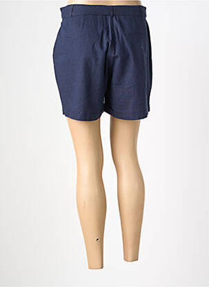 Short fermeture zippée sous rabat boutonné taille normale bleu ELLE EST OU LA MER femme