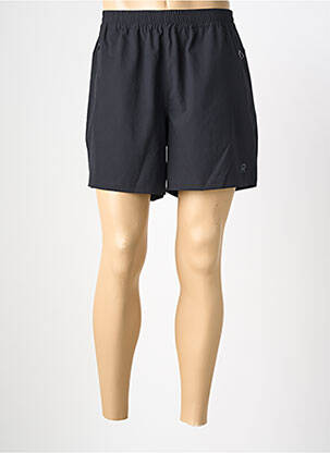 Short tissage popeline taille normale noir RUKKA homme