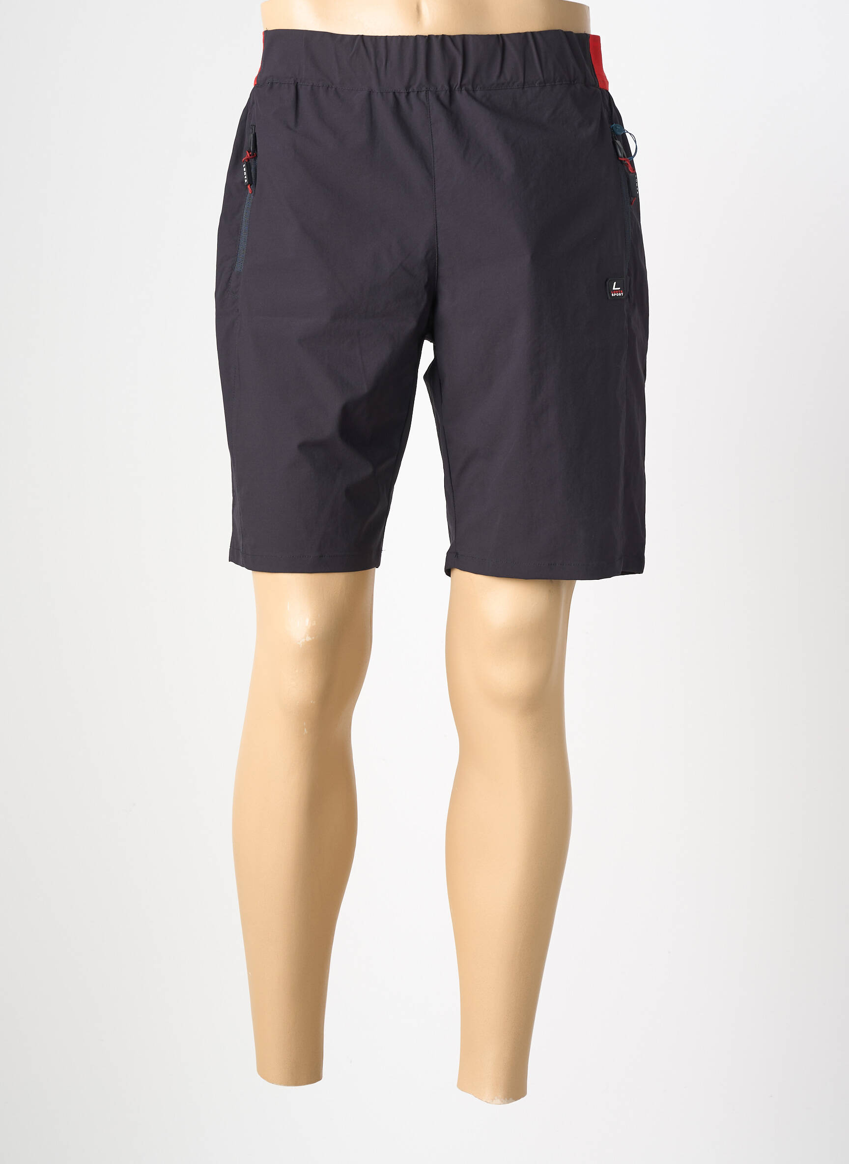 Bermuda taille élastique taille normale noir LUHTA homme