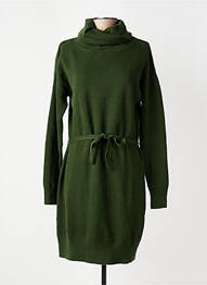 Robe pull resserrée sur le bas manches longues vert RAGWEAR femme