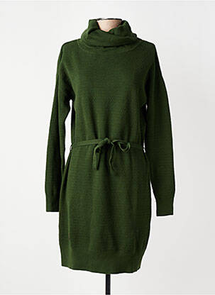 Robe pull resserrée sur le bas manches longues vert RAGWEAR femme