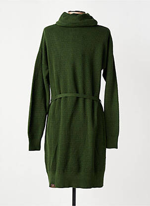 Robe pull resserrée sur le bas manches longues vert RAGWEAR femme