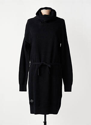 Robe pull resserrée sur le bas manches longues noir RAGWEAR femme