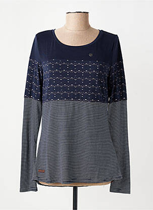 T-shirt manches longues manches longues bleu RAGWEAR femme